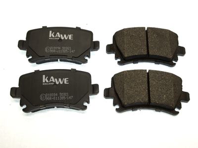 810084 KAWE Комплект тормозных колодок, дисковый тормоз
