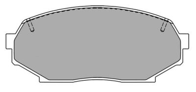 FBP1238 FREMAX Комплект тормозных колодок, дисковый тормоз