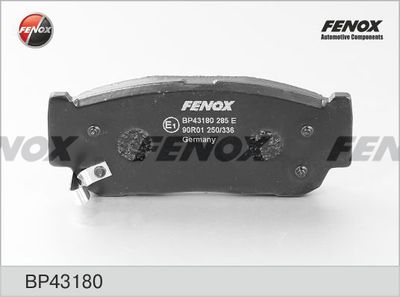 BP43180 FENOX Комплект тормозных колодок, дисковый тормоз