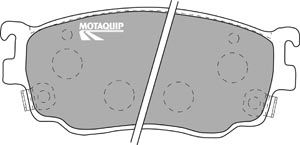 LVXL1068 MOTAQUIP Комплект тормозных колодок, дисковый тормоз