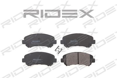 402B0173 RIDEX Комплект тормозных колодок, дисковый тормоз