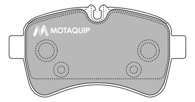 LVXL1379 MOTAQUIP Комплект тормозных колодок, дисковый тормоз