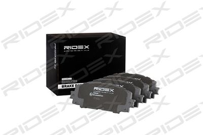 402B0465 RIDEX Комплект тормозных колодок, дисковый тормоз