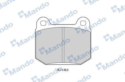 MBF015755 MANDO Комплект тормозных колодок, дисковый тормоз