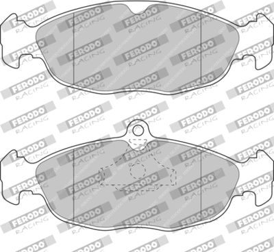 FCP732R FERODO RACING Комплект тормозных колодок, дисковый тормоз