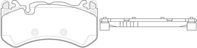 FP1247 FIT Комплект тормозных колодок, дисковый тормоз