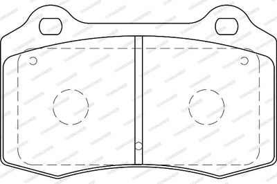 WBP21381B WAGNER Комплект тормозных колодок, дисковый тормоз