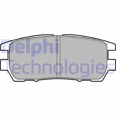 LP954 DELPHI Комплект тормозных колодок, дисковый тормоз