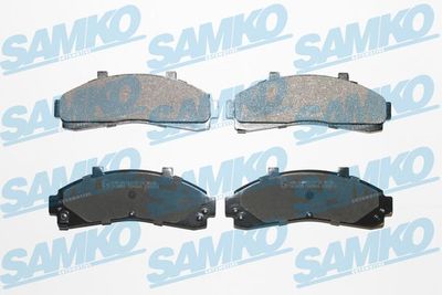 5SP989 SAMKO Комплект тормозных колодок, дисковый тормоз