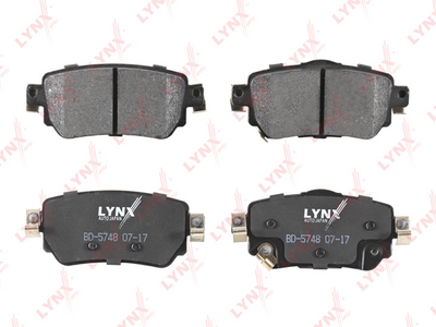 BD5748 LYNXauto Комплект тормозных колодок, дисковый тормоз