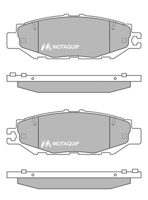 LVXL444 MOTAQUIP Комплект тормозных колодок, дисковый тормоз