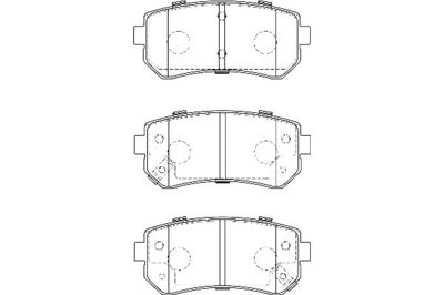 2135604 Omnicraft Комплект тормозных колодок, дисковый тормоз