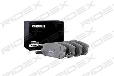 402B0440 RIDEX Комплект тормозных колодок, дисковый тормоз