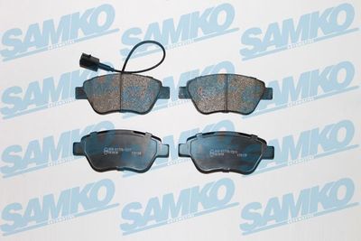 5SP1225 SAMKO Комплект тормозных колодок, дисковый тормоз