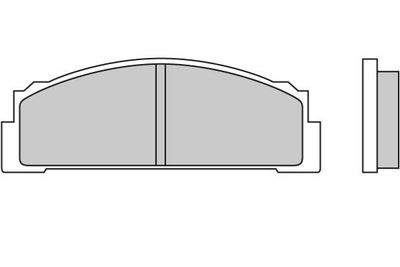 120001 E.T.F. Комплект тормозных колодок, дисковый тормоз