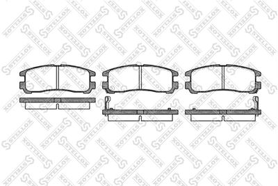 302002SX STELLOX Комплект тормозных колодок, дисковый тормоз