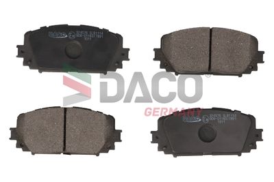 324576 DACO Germany Комплект тормозных колодок, дисковый тормоз