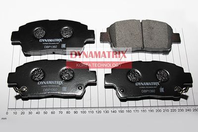 DBP1392 DYNAMATRIX Комплект тормозных колодок, дисковый тормоз