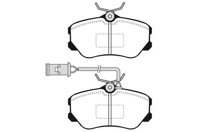 RA03721 RAICAM Комплект тормозных колодок, дисковый тормоз