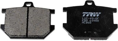 MCB68 TRW Комплект тормозных колодок, дисковый тормоз