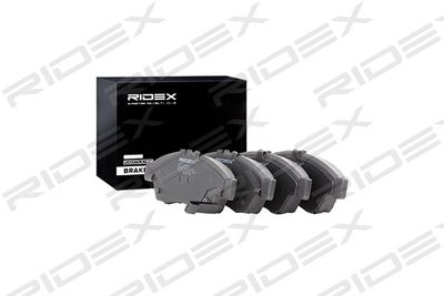402B0669 RIDEX Комплект тормозных колодок, дисковый тормоз