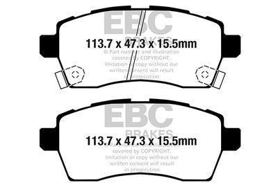 DPX2352 EBC Brakes Комплект тормозных колодок, дисковый тормоз