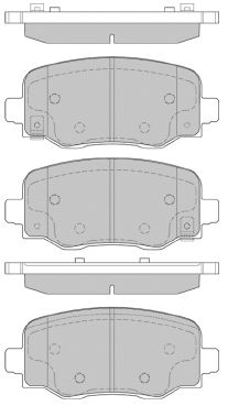 FBP4414 FI.BA Комплект тормозных колодок, дисковый тормоз