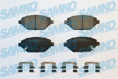 5SP2049K SAMKO Комплект тормозных колодок, дисковый тормоз