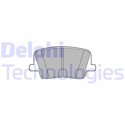 LP3581 DELPHI Комплект тормозных колодок, дисковый тормоз