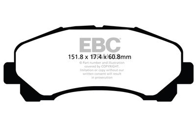 DP62113 EBC Brakes Комплект тормозных колодок, дисковый тормоз