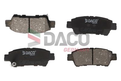323916 DACO Germany Комплект тормозных колодок, дисковый тормоз