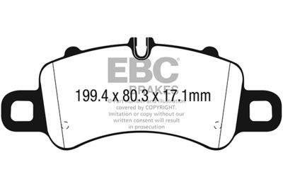 DP32307C EBC Brakes Комплект тормозных колодок, дисковый тормоз