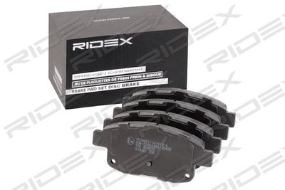 402B1350 RIDEX Комплект тормозных колодок, дисковый тормоз