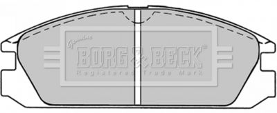 BBP1222 BORG & BECK Комплект тормозных колодок, дисковый тормоз