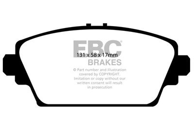 DP51339NDX EBC Brakes Комплект тормозных колодок, дисковый тормоз