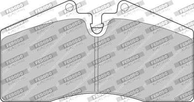 FCP560H FERODO RACING Комплект тормозных колодок, дисковый тормоз