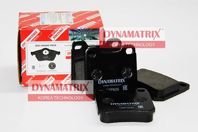 DBP609 DYNAMATRIX Комплект тормозных колодок, дисковый тормоз