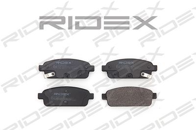 402B0193 RIDEX Комплект тормозных колодок, дисковый тормоз