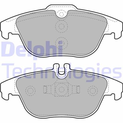 LP2029 DELPHI Комплект тормозных колодок, дисковый тормоз