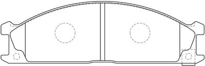 FP0333 FIT Комплект тормозных колодок, дисковый тормоз