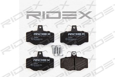 402B0075 RIDEX Комплект тормозных колодок, дисковый тормоз