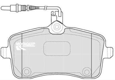 LVXL1161 MOTAQUIP Комплект тормозных колодок, дисковый тормоз