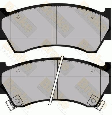 PA1130 Brake ENGINEERING Комплект тормозных колодок, дисковый тормоз