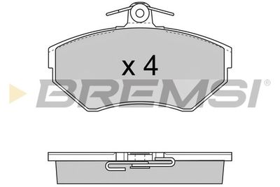 BP2674 BREMSI Комплект тормозных колодок, дисковый тормоз