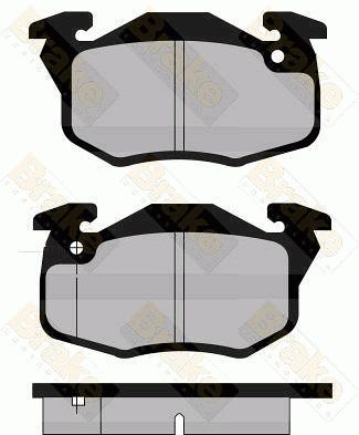 PA592 Brake ENGINEERING Комплект тормозных колодок, дисковый тормоз