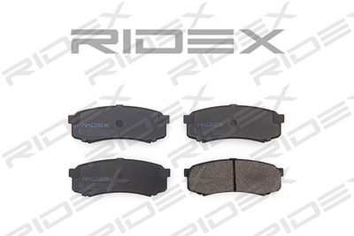 402B0231 RIDEX Комплект тормозных колодок, дисковый тормоз