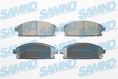 5SP846 SAMKO Комплект тормозных колодок, дисковый тормоз