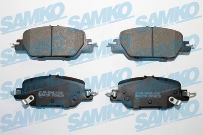 5SP2201 SAMKO Комплект тормозных колодок, дисковый тормоз