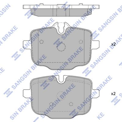 SP1793 Hi-Q Комплект тормозных колодок, дисковый тормоз