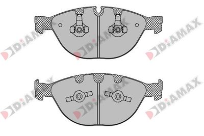 N09439 DIAMAX Комплект тормозных колодок, дисковый тормоз
